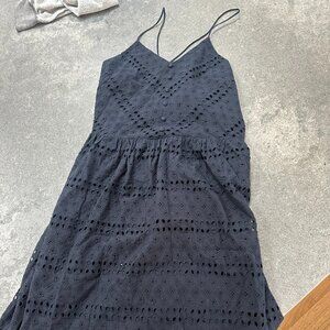 Tommy Hilfiger Sleeveless Cross-Back Eyelet Dress - Size 6
